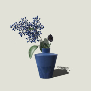 Blue Pot Plant